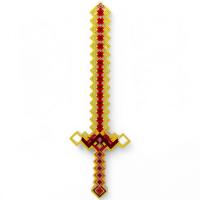 Меч Майнкрафт/Minecraft 58,5 см (світло, звук) помаранчевий MIC XY.139