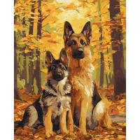 Картина за номерами "Лісові друзі" ©art_selena_ua KHO6844, 40х50 см