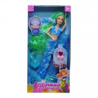 Лялька шарнірна з аксесуарами Русалонька, 30 см (зелена) MIC 5805B