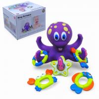 Іграшка для ванни Восьминіг, з кільцями MIC 6800