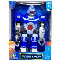 Робот Роботрон (укр), ходить, світло, звук, в коробці (СИНІЙ) TK Group 16785