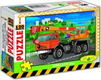 Пазли Автокран 120 елементів Київська фабрика іграшок 86898