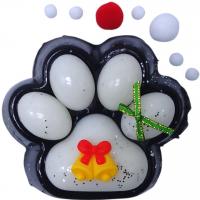 Лапка-антистрес (11 см) новорічна таба, біла серединка MIC 712293