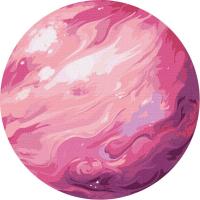 Картина за номерами з підсвічуванням Glow Art: Планета Мрія, d26 см Ідейка GA1062