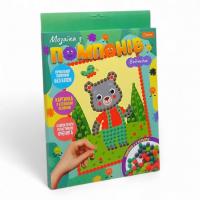 Набір для творчості Мозаїка з помпонів: Ведмедик Апельсин НТ-35