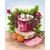 Картина за номерами "Маршмелоу в чашці" BS52744, 40х50 см