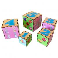 Деревʼяні кубики-пірамідки Тварини Ubumblebees ПСД013