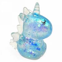 Антистрес жуйка-тягучка Єдиноріг 6 см (блакитний) MIC MS-24-11-82