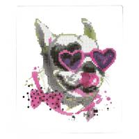 Алмазна мозаїка "У рожевому світі" 177087 картон, неповна викладка 21х25 см