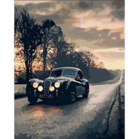 Алмазна мозаїка "Ретро дорога" HEG86033, 30х40 см