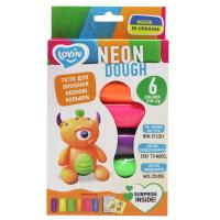 Тісто для ліплення неон, 6 кольорів Lovin 41176