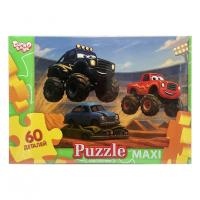Дитячі пазли-максі "Перегони на джипах" Mx60-12-08, 60 елементів