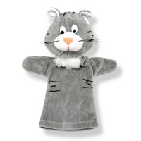 Мʼяка іграшка, (Рукавичка - Котик) 30 см Копиця 613