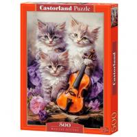 Пазли Музичні кошенята 500 елементів Castorland B-53988