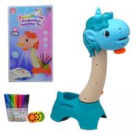 Проектор для малювання Єдиноріг (бірюзовий) SHUANG E TOYS SE-119