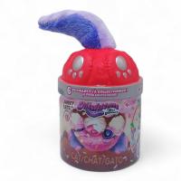 Іграшка-сюрприз Котик у банці, бузковий+фіолетовий Misfittens 03948(W3)
