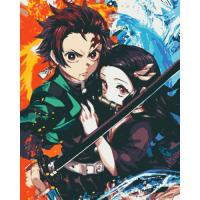 Картина по номерах Аніме. Камадо 40х50 см Riviera Blanca RB-0902