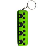 Брелок 3d друк КРІПЕР-КЛІКЕР (ЧОТИРИ КНОПКИ), Майнкрафт / Minecraft, KEYCHAIN MIC KCHN138