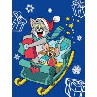 Картина по номерах Tom and Jerry: на санчатах 30х40 см Ідейка KHO6859