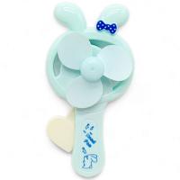 Ручний механічний вентилятор Зайка (блакитний) MIC AA2923