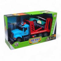 Машина музична Hero Автовоз, з машинками (блакитна) xin bo cheng 687-47A