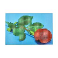 Алмазна мозаїка "Троянда у блакитній ніжності" YAB14429, 10х15 см