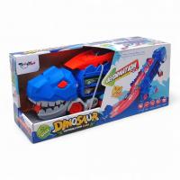 Трейлер-запуск Динозавр: Тиранозавр, 2 машинки (синій) TengYao ZS-111