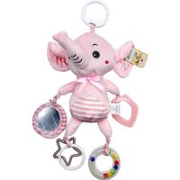 БРЯЗКАЛЬЦЕ-ПІДВІСКА МʼЯКЕ (РОЖЕВИЙ СЛОНИК) MIC C75311