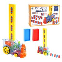 Потяг Domino steam train (підсвічування, парогенератор, викладає доміно) Bei Yu Toys BY4003C