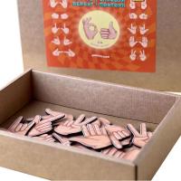 Деревʼяний ігровий набір Спробуй повтори Ubumblebees ПСД231