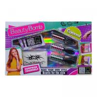 Набір косметики Beauty Bomb, крейда для волосся, тату MIC 777-20