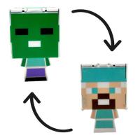 Герой-трансформер Майнкрафт/MINECRAFT (вид 3) в коробці MIC A111/2/3/4/5/6/8/9