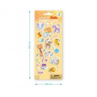 Набір 3D-наліпок «Кумедні котики» Dodo 300845