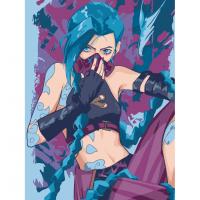 Картина за номерами "Аркейн. Джинкс" 16172-AC 30x40 см