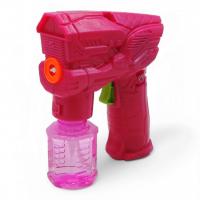 Мильні бульбашки пістолет, зі звуком, на батарейках (малиновий) MIC JHD2203-1C