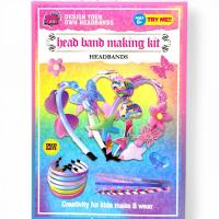 Набір для створення прикрас (6 обручів, кольорові стрічки, прикраси) MIC JX20437-3A