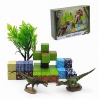 Конструктор магнітний Майнкрафт, з динозаврами, 35 деталей MIC G0096