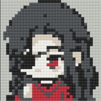 Алмазна мозаїка (міні) Благословення небесного урядника Хва Чен, 10х10 см Origami ODM0107