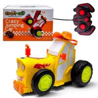 Трактор танцюючий на радіокеруванні Crazy Car ЖОВТИЙ MIC 2101-A