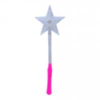 Чарівна паличка-світяшка Зірка, 38 см, прозора (рожева) MIC KA-23-144