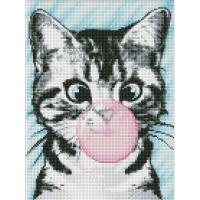 Алмазна мозаїка Рожева бульбашка  30х40 см Ідейка AMO7585