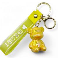 Брелок Ведмедик Bearbrick, 4,5 см (жовтий) MIC C69957