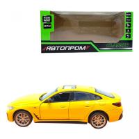 АВТОПРОМ 1:34 BMW i4 M50 (ЖОВТА) Автопром 68720-1