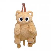 Мʼякий рюкзак Котик, висота 33 см, (бежевий) MIC M18289