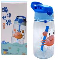 Поїльник з трубочкою 350 мл, (КРАБ) Mega Zayka №0303