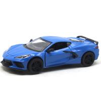 Машинка металева Chevrolet Corvette 2021, синій Kinsmart KT5457W
