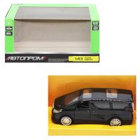Машина АВТОПРОМ Toyota Alphard, чорний Автопром 4329