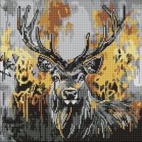 Алмазна мозаїка "Золотий олень" ©art_selena_ua AMO8257, 40х40 см