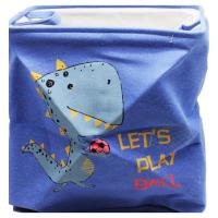 Кошик для іграшок з бавовни синій JIA YU TOY BT-TB-0022