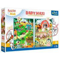 Пазли 2в1 + розмальовка Ферма (10+10 елем) Trefl 43000